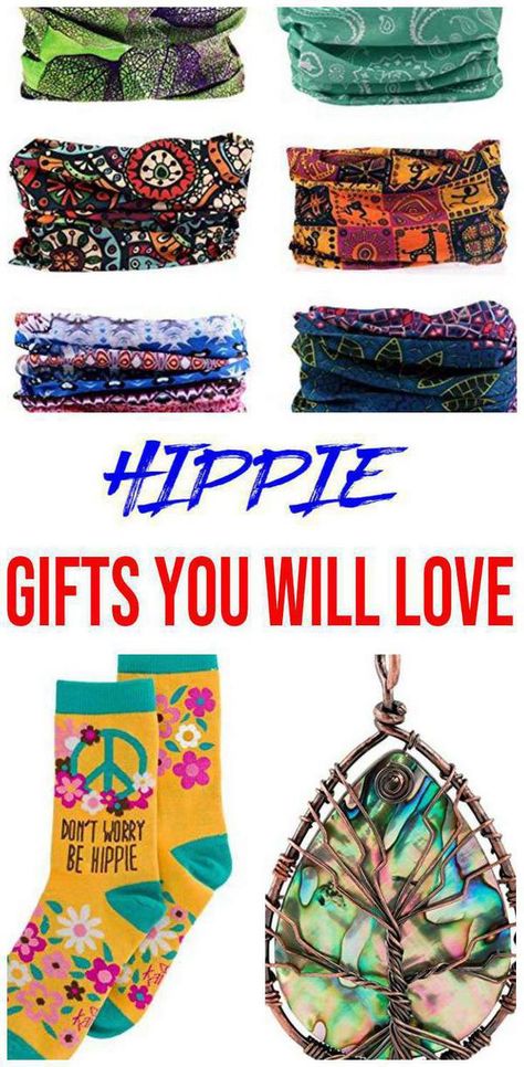 Check out these amazing hippie gifts. Give an awesome hippie party gift. These are great gift ideas for any hippie party and can help make anyones special day more memorable. Hippy Gift Basket Ideas, Hippy Gift Ideas, Gifts For Boho Friend, Hippie Christmas Gifts, Gifts For Hippies, Boho Hippie Home, Best Birthday Gift Ideas, Hippie Gifts, Hippie Crafts