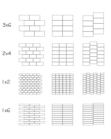 examples of rectangular tile designs - Yahoo Search Results Different Tile Patterns, Tile Layout Patterns, Hexagon Marble Tile, Subway Tile Patterns, Artisan Tile, Patterned Bathroom Tiles, Subway Tiles Bathroom, Tile Design Pattern, Tile Layout