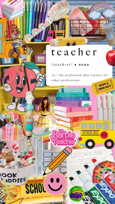 Elementary Teacher Aesthetic, Teacher Vision Board, Teacher Wallpaper, Teacher Career, Teacher Motivation, Teacher Aesthetic, My Future Job, Classroom Makeover, Traveling Teacher