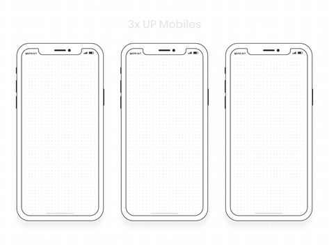 uiprint | All Mockups Phone Printable, Wireframe Mockup, Wireframe Template, Mobile Website Design, Mobile Mockup, Mobile Website, Phone Mockup, Web Project, Dot Grid