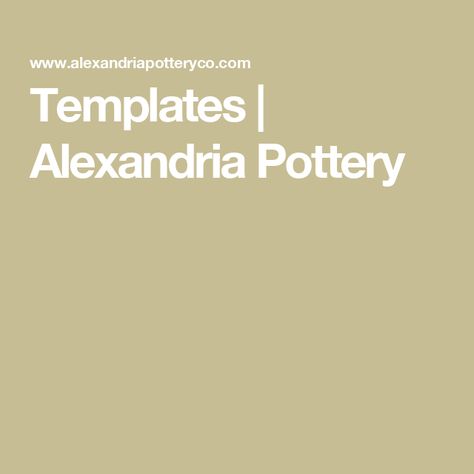 Templates | Alexandria Pottery Printable Pottery Templates, Templates For Clay Free Printable, Slab Pottery Templates Free Printable, Pottery Templates Free Printable, Pottery Templates Free, Ceramic Templates, Slab Pottery Templates, Pottery Templates, Pottery Patterns