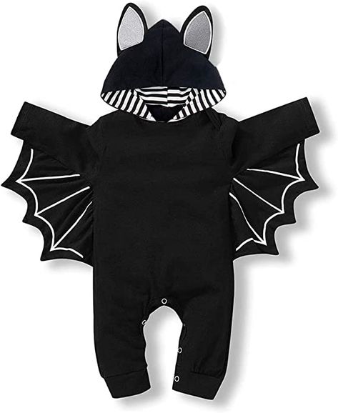 Amazon.com: My First Halloween Outfit Newborn Baby Boy Cosplay Clothes Infant Bat Costume Hoodie Romper Playsuit Jumpsuits : Clothing, Shoes & Jewelry Bat Clothes, Bat Cosplay, Baby Boy Halloween Outfits, Boy Cosplay, Hoodie Romper, Clothes Hoodie, Baby Cosplay, Baby Boy Halloween, Newborn Halloween