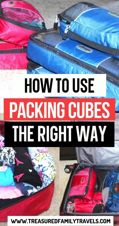 How to Use Packing Cubes the Right Way Best Packing Cubes, Suitcase Packing Tips, Travel Packing Checklist, Airplane Outfits, Air Travel Tips, Packing Bags Travel, Packing Hacks Clothes, Travel Cubes, Carry On Packing