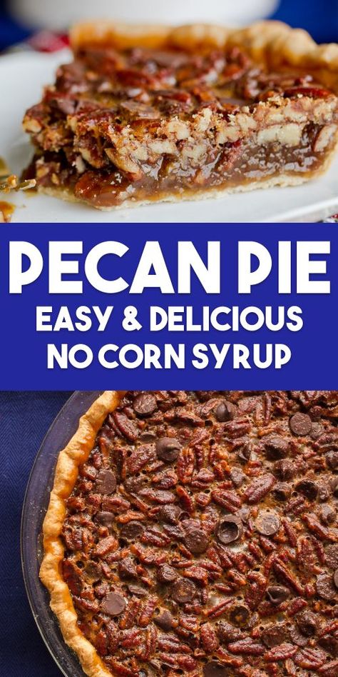 Pecan Pie Recipe Without Corn Syrup, Pecan Pie Without Corn Syrup, Easy Pecan Pie Recipe, Quorn Chicken, Bisquick Chicken, Gravy Chicken, Baking Fall, Easy Pecan Pie, Meals Chicken