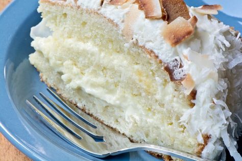 Coconut Cake Recipe, Coconut Frosting, Cake Platter, Unsweetened Coconut Milk, Coconut Cream Pie, Box Cake Mix, White Cake Mixes, A Piece Of Cake, Album Photos