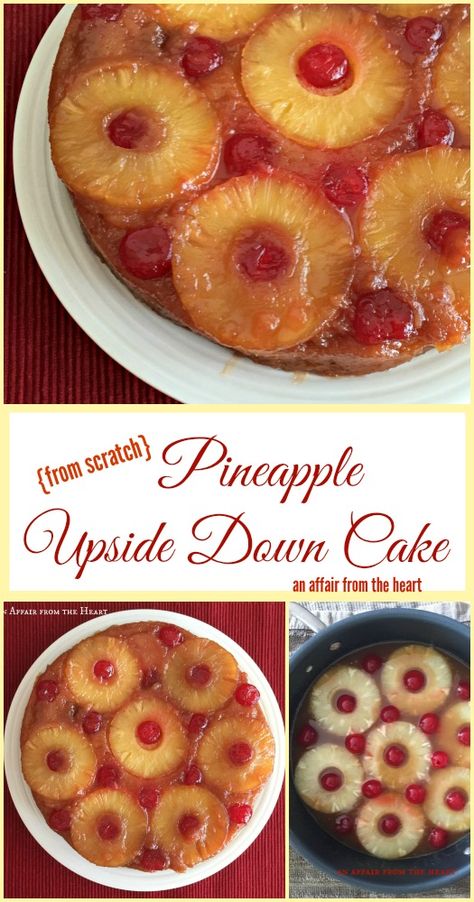 From Scratch Pineapple Upside Down Cake Pineapple Upside Down Cake From Scratch, Cake Boss Recipes, Cupcake Recipes From Scratch, Recipes From Scratch, Cake From Scratch, Cupcakes Recipes, Cupcake Baking, Baking Cakes, Cake Recipes From Scratch