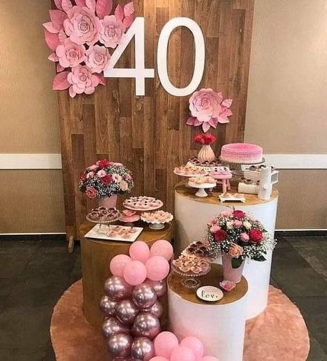 40th Birthday Party Decorations, 40th Birthday Decorations, Birthday Balloon Decorations, Birthday Table, 40th Birthday Parties, Colourful Balloons, 50th Birthday Party, Birthday Design, 70th Birthday