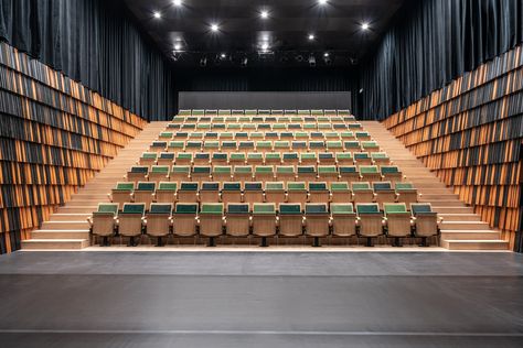 Gallery of National Dance Theater / ZDA - Zoboki Design and Architecture - 4 Theatre Hall, Industrial Hall, Modern Theatre, Theatre Building, Theater Architecture, Lecture Theatre, Small Hall, Small Theatre, Artistic Space