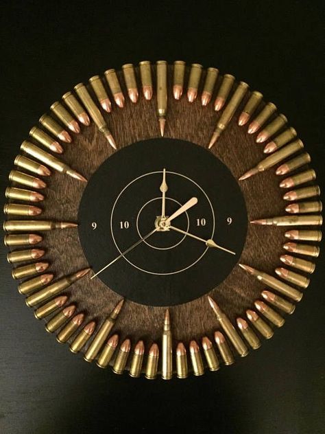 Military Man Cave, Bullet Casing Crafts, Shotgun Shell Crafts, Bullet Crafts, Military Man, Ultimate Man Cave, Man Cave Basement, Man Cave Home Bar, Bullet Casing