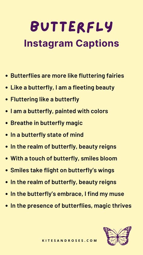 Looking for butterfly captions? Here are the quotes and sayings for boundless freedom and self-expression. Captions About Butterflies, Caption For Butterfly Photo, Captions For Butterfly Pictures, Quotes For Butterflies, Butterfly Ig Captions, Butterfly Bio For Instagram, Beautiful Comments For Her, Beautiful Comments On Instagram, Butterfly Captions Instagram