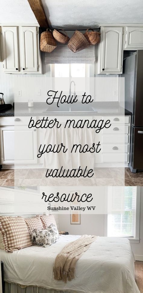 Whether you’re a full-time homemaker or you work a job outside of the home, your most valuable resource is your time. Let’s talk a little today about some simple ways we can effectively manage the 24 hours God has given us. Redeeming The Time, Simple Notebook, Simplifying Life, I Am Blessed, Full Time Work, A Job, Full Time, Time Management, Life Lessons