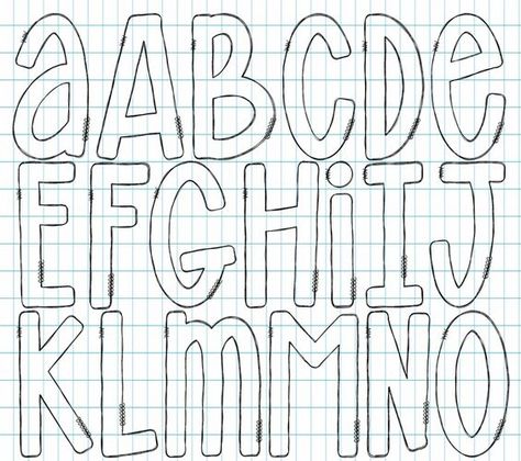 Cute Fonts Alphabet, Hand Lettering Alphabet Fonts, Font Love, Bubble Letter Fonts, Doodle Alphabet, Doodle Fonts, Hand Lettering Art, Doodle Inspiration, Hand Lettering Fonts