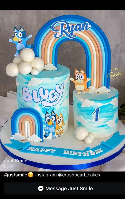 Bluey Y Bingo, Beach Theme Birthday, Cake Designs For Kids, Spiderman Birthday Cake, Confirmation Cakes, Cake Delicious, Unique Birthday Cakes, Bluey Birthday, Spiderman Birthday