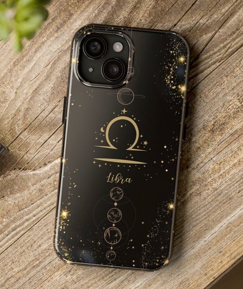 Dress up your iPhone with this astrology Libra zodiac sign phone case! Protect your phone in custom style with this tough phone case. This lightweight phone case is impact resistant. Compatible with iPhone 7, 8, X, 11, 12, 13, 14, 15 & more - check our available sizes. .: Materials: polycarbonate (shell), TPU (lining) .: 2-piece design with impact resistance and shock dispersion .: Interior rubber liner for extra protection (appearance may vary across phone models) .: Glossy finish .: Supports w Libra Zodiac Sign, Astrology Libra, Zodiac Sign Libra, Libra Zodiac, Handmade Dresses, Zodiac Sign, Wireless Charging, 2 Piece, Zodiac Signs