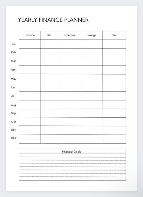 Yearly Finance Planner,Annual Finance Tracker,Financial Planner,Yearly Budget,Annual Expense Plan... printablemonthlyplanner #stylishplanner #horizontalplanner #planneressentialsbundle. Yearly Finance Tracker, Yearly Budget Planner, Yearly Financial Planning, Yearly Income Tracker, Expense Planner, Bills Tracker, Yearly Budget, Financial Tracker, Money Saving Methods