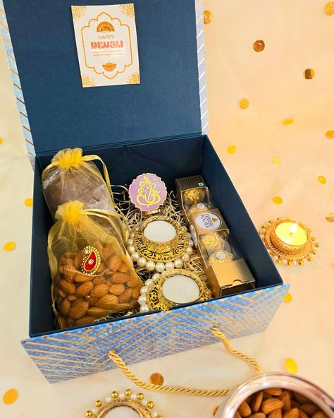 Celebrate the true essence of Diwali by gifting our bespoke corporate hampers. You can now choose from a wide range of product options. Perfect for clients, employees, colleagues & loved one's - our hampers are available for pre-order NOW! DM or WhatsApp to order your Customised Gift Hamper from @the_handmade_cafe #diwaligifting #diwalihampers #diwali2024 #diwali #diwalihamper #diwalicorporatehampers #diwaligifthampers #giftsforclient #giftsforemployees #corporategifts #corporategifting #... Corporate Diwali Hampers, Diwali Hamper Packing Ideas, Hampers Aesthetic, Corporate Hampers, Diwali Hampers, Corporate Diwali Gifts, Diwali Gift Box, Diwali Ideas, Diwali Gif