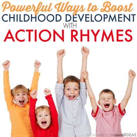 Powerful Ways to Boost Childhood Development with Action Rhymes Honey Peanut Butter, Early Intervention Speech Therapy, Cognitive Activities, Rhyming Activities, Krispy Treats, Social Emotional Development, Finger Plays, Rice Krispy, Butter Rice