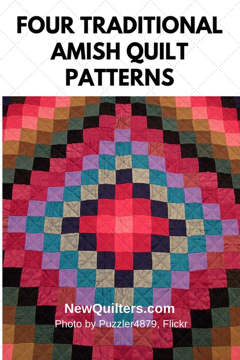 Patchwork Quilt Designs, Amish Quilt Patterns Traditional, Quilt Patterns Using Squares, Amish Quilt Patterns Free, Amish Quilts Patterns, Amish Quilts Traditional, Geometric Quilt Patterns, Amische Quilts, Quilts Simple