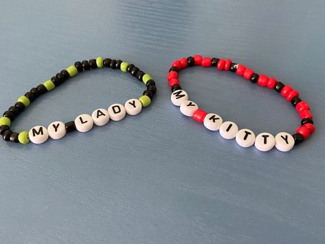 Women Bracelets Gold, Valentine Bracelets, Diy Kandi Bracelets, Miraculous Ladybug Oc, Women Bracelets, Bracelets Women, Bracelets Silver, Kandi Bracelets, Bead Charms Diy