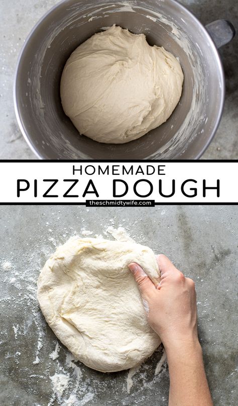 Classic Pizza Dough Recipe, Pizza Night At Home, Cooking Homemade Pizza, At Home Pizza, All Purpose Flour Recipes, Pizza Dough From Scratch, Home Pizza, Best Pizza Dough Recipe, Making Pizza Dough