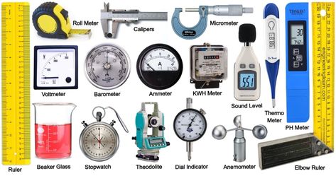 25 Types of Measuring Instruments and Their Uses [with Pictures & Names] - Engineering Learn Sound Level Meter, Basic Computer Programming, Civil Engineering Design, Mechanical Engineering Design, Anemometer, Ph Meter, Wood Crafting Tools, Engineering Tools, Altimeter