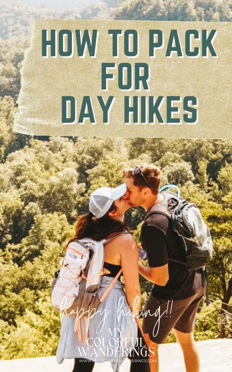 If you're not going a full backcountry camping trip, and it's not a quick 2-miler on a Tuesday you're probably wondering what exactly is necessary. Removing the variables for anyone who is also a photographer (we'll cover than in another post!), here is exactly what you need in your hiking daypacks! If you're wondering what to pack for an all-day hiking adventure - we've got you covered. Your day hiking backpack will have everything from extra socks to a waterproof fire starter! Daypack Essentials, Hiking Trip Packing List, Day Hiking Backpack, Hiking Backpack Essentials, Hiking Day Pack, Spring Hiking, Backcountry Camping, Hiking Pack, Hiking Essentials