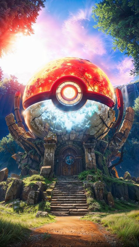 free wallpapers 4K pokeball, pokemon, anime, house, fantasy, art for mobile and desktop 4k Wallpaper Android, 4k Gaming Wallpaper, Pc Desktop Wallpaper, Iphone Wallpaper Blur, Wallpaper For Desktop, Uhd Wallpaper, Pokemon Ball, 4k Wallpapers For Pc, Pikachu Wallpaper