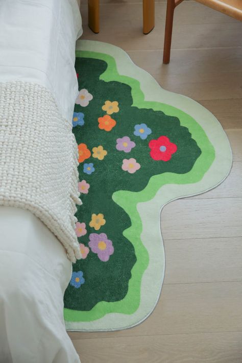 Shop all Irregular Rugs, Rug Tuft, Bedroom Redecorating, Cabin Resort, Floral Rugs, Moss Rug, Pinterest Room, App Ideas, Green Meadow