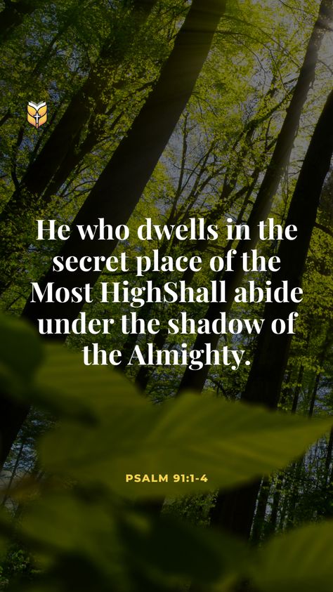 He Who Dwells In The Secret Place, Jesus Facts, Psalm 91 1, Shadow Of The Almighty, Secret Place, Bible Quotes Wallpaper, Under The Shadow, Christian Bible Quotes, Psalm 91