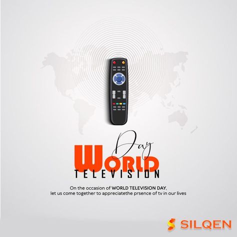 World Television Day Creative Ads, World Television Day, Creative Ads, Instagram Design, Media Post, Smart Tv, Social Media Post, Our Life, Design Ideas