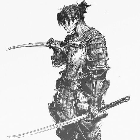 Japanese Art Samurai, Vagabond Manga, Samurai Artwork, 다크 판타지, Samurai Art, 캐릭터 드로잉, Sketchbook Art Inspiration, Anime Sketch, Drawing Tips