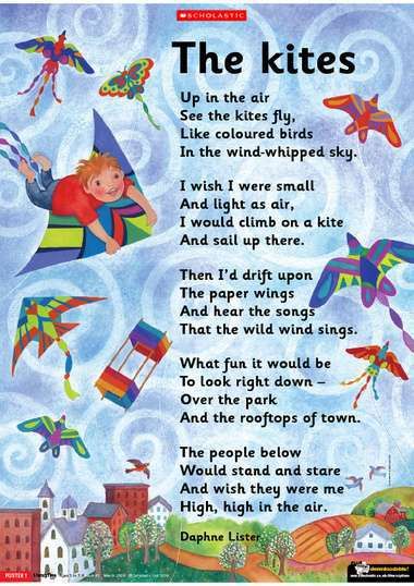 THE KITES CHILDRENS POEM | rajesh1128 Ingles Kids, Kites Flying, Preschool Poems, Nursery Rhymes Poems, English Poems For Kids, Poems About School, Preschool Weather, Kindergarten Songs, Childrens Poems