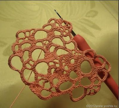 Tina's handicraft : top Art Au Crochet, Confection Au Crochet, Form Crochet, Irish Lace Crochet, Freeform Crochet, Crochet Diy, Crochet Motifs, Irish Crochet, Crochet Art