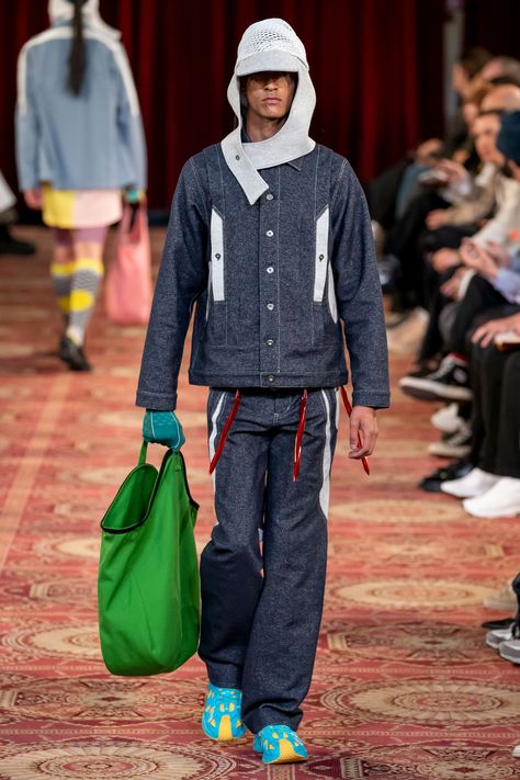 Kiko Kostadinov Spring 2020 Menswear Collection - Vogue Kenzo Design, Trend Council, Kiko Kostadinov, Menswear Fashion Show, Mens Designer Fashion, Menswear Fashion, Menswear Collection, Heritage Brands, Fashion Ideas