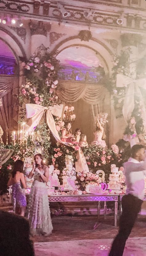 Victorian Debut Theme, Royal Debut Theme, Old Money Debut Theme, Rococo Wedding Theme, Rococo Party Decor, Floral Fantasy Debut Theme, Rapunzel Wedding Theme, Bridgerton Theme, 40th Party Ideas