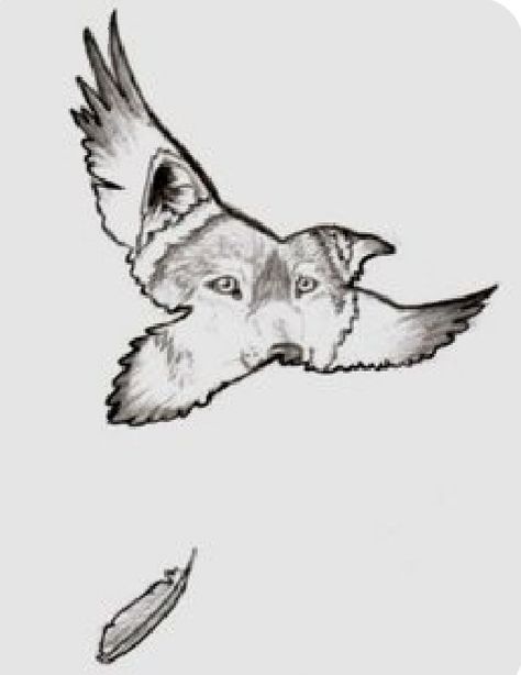 Hawk Tattoo, Raven And Wolf, Tier Tattoo, Native Tattoos, Geometric Tattoo Arm, Deer Tattoo, Wolf Face, Wolf Tattoo Design, Crow Art