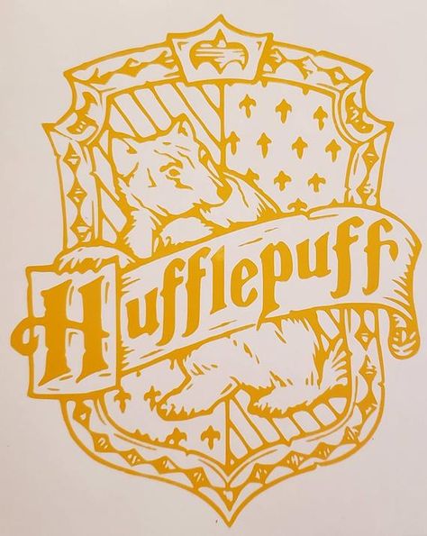 Hufflepuff Crest Vinyl Decal Hufflepuff Poster, Arrival Poster, Harry Potter Iphone, Hufflepuff Aesthetic, Batman Poster, Harry Potter Hufflepuff, Hogwarts Crest, Gallery Wall Inspiration, Ipad Background