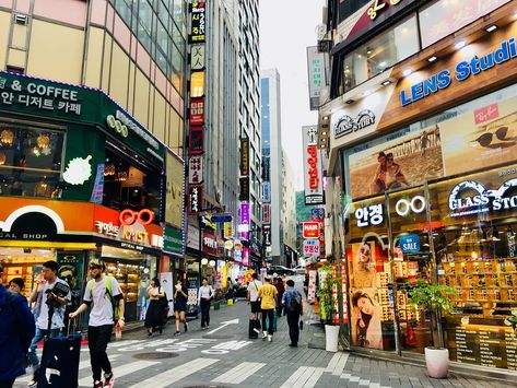 Myeongdong Shopping Street (Seoul) - 2020 All You Need to Know BEFORE You Go (with Photos) - Tripadvisor Myeongdong Shopping, Cities In Korea, Tourism Design, Seoul Korea Travel, Light Up Dresses, Bukchon Hanok Village, South Korea Seoul, South Korea Travel, Korea Travel