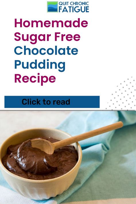 Chocolate pudding Sugar Free Chocolate Pudding, Chocolate Pudding Recipe, Quitting Sugar, Stevia Recipes, Healthy Pudding, Chocolate Pudding Recipes, Sugar Free Pudding, Sugar Free Chocolate, Pudding Recipe