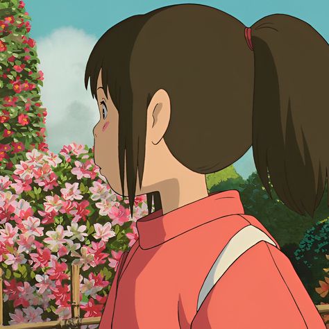 𝒔𝒑𝒊𝒓𝒊𝒕𝒆𝒅 𝒂𝒘𝒂𝒚 Ghibli Core, Chihiro Ogino, A Heart's A Heavy Burden, Small Widget, Chihiro Y Haku, Studio Ghibli Characters, Ghibli Studio, Fairy Stories, Ghibli Artwork