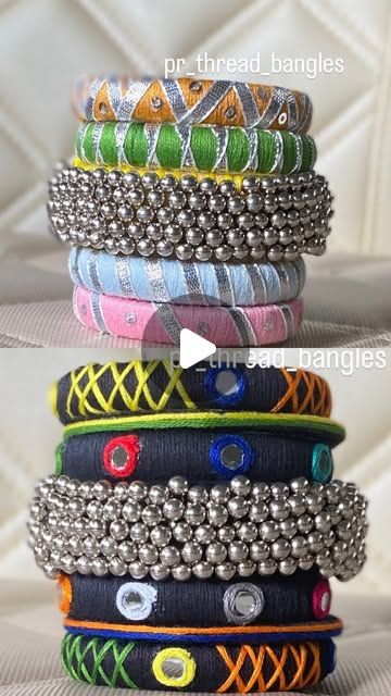 pr_thread_bangles on Instagram: "❣️cotton thread bangles .Customise colour according to your outfit 
.
.
.
.
.Dm for order 
.
.
.

#fabricbangles #silkthreadbangles 
#rawsilkbangles #diyjewelry#returngift#cottonthredbangles #cottonsareebangles#handmadeaccessories" Fabric Bangles, Silk Bangles, Silk Thread Bangles, Thread Bangles, Cotton Saree, Cotton Thread, Custom Color, Diy Jewelry, Bangles