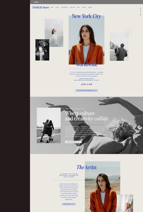 Blog Ux Design, Editorial Website Design Inspiration, Typography For Websites, Showit Blog Template, Marketing Consultant Website, Beautiful Websites Inspiration, Showit Website Design Photographer, Square Space Website Design Inspiration, Personal Website Ideas