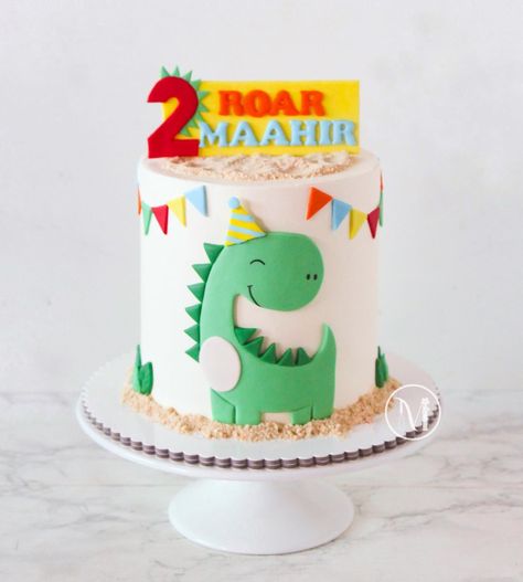 Dinosaur Cake Ideas Boys, Cake Ideas Boys, Dinosaur Cakes For Boys, Dinosaur Cake Ideas, Cute Dinosaur Cake, Cake Ideas For Boys, 2nd Birthday Cake Boy, Dinasour Birthday, Dino Birthday Cake