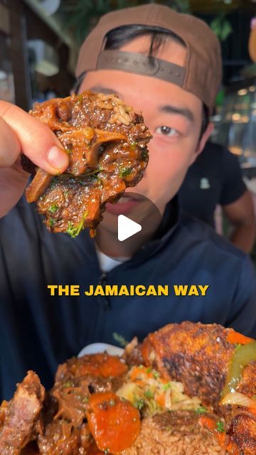 DANNY KIM on Instagram: "Do Jamaicans make the best Oxtails?🤔
👨‍🍳 @dmyrie9 🎥 @dannygrubs 🇯🇲 @jerkatnite" Best Jamaican Oxtail Recipe, Easy Jamaican Oxtail Recipes, Jamaican Oxtail Recipes, Oxtails Jamaican, Oxtail Recipes Jamaican, Vegan Jamaican Oxtails, Jamaican Oxtails, Jamaican Oxtail, Jamician Chicken Jerk