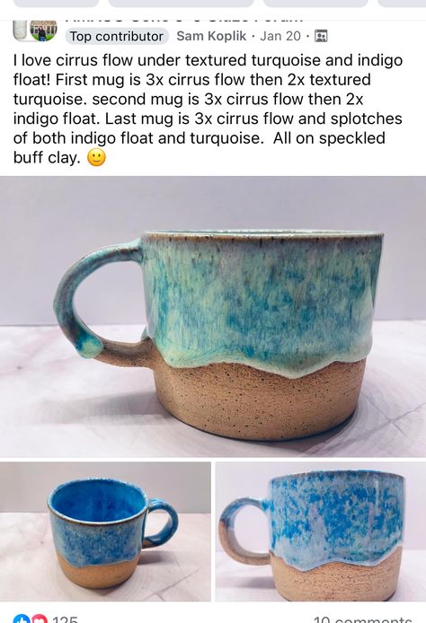 Textured Turquoise, Glaze Combinations, Glaze Combos, Pottery Glaze, Amaco Glazes, Ceramic Glaze Recipes, Organic Ceramics, Play Clay, Glaze Ceramics