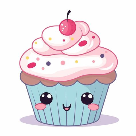 Cupcake dibujado a mano dibujos animados... | Premium Vector #Freepik #vector #logo-fresas #fondo-fresas #etiquetas-jugos #fresa Cupcake Art, Arabic Alphabet For Kids, Arabic Alphabet, Cute Clipart, Alphabet For Kids, Drawing Inspiration, Vector Logo, Premium Vector, Ramadan