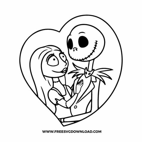 Nightmare Before Christmas Svg Files, Nightmare Before Christmas Svg Free, Jack And Sally Love, Halloween Svg Free, Jack Skellington Svg, Nightmare Before Christmas Svg, Trick Or Treat Svg, Cricut Disney, Cricut Templates