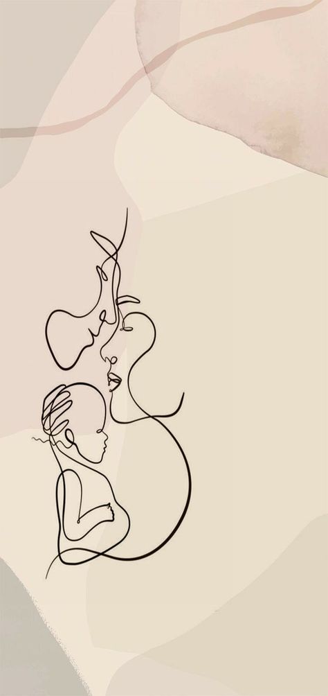 Line art wallpaper 😍 #mom #dad #baby #love Baby Tattoo For Dads, Collar Tattoo, Line Art Wallpaper, Deep Tattoo, Dad Drawing, Baby Tattoo Designs, Papa Baby, Mom Dad Baby, Iphone Wallpaper Stills