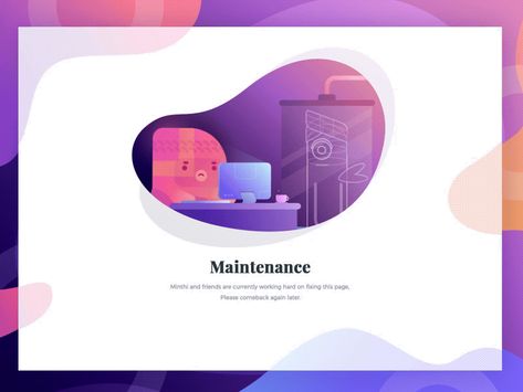 by Paperpillar Ppt Ideas, Ui Illustration, Ui Website, Empty State, Ux Inspiration, Continuous Improvement, Patrol Party, Freelancer Website, Paw Patrol Party