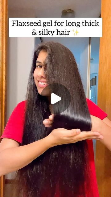 Anu9 on Instagram: "Flaxseed gel for long thick & silky hair ✨

Flaxseeds are rich in B Vitamins, omega-3 fatty acids, and Vitamin E for hair. Regular use of flax seeds helps nourish your strands and make your hair smooth.
.
.
Follow @anubeauty.tips for more ❤️
.
.
#haircare #trendingreels" Flax Seed For Hair, Flax Seed Gel For Hair, Thick Silky Hair, Vitamin E For Hair, Flaxseed Gel, Hair Smooth, Flax Seeds, Omega 3 Fatty Acids, B Vitamins